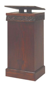 Lectern 336 One Shelf 20 W X